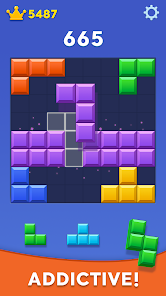 Block Juggle macera modu seviye ekranı